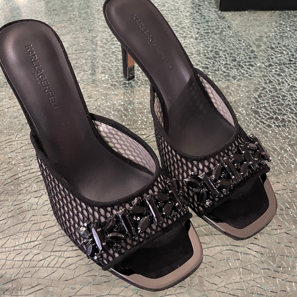 Karl Lagerfled Belita Dress Heel - Picture 8 of 15